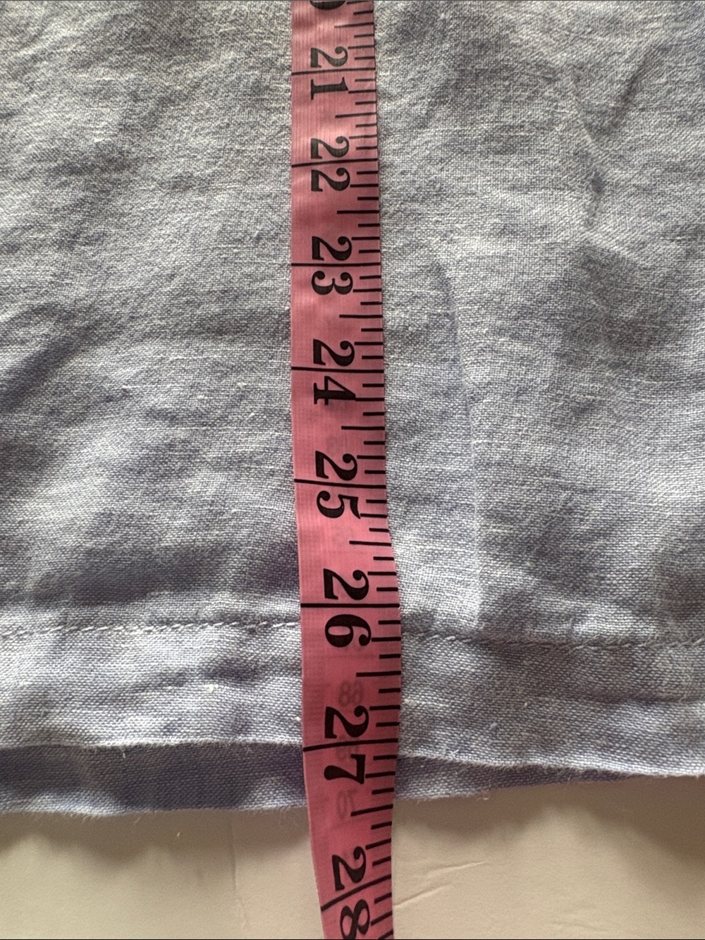 Tahari Linen Sky Blue Tunic Popover Size XL - Picture 10 of 10